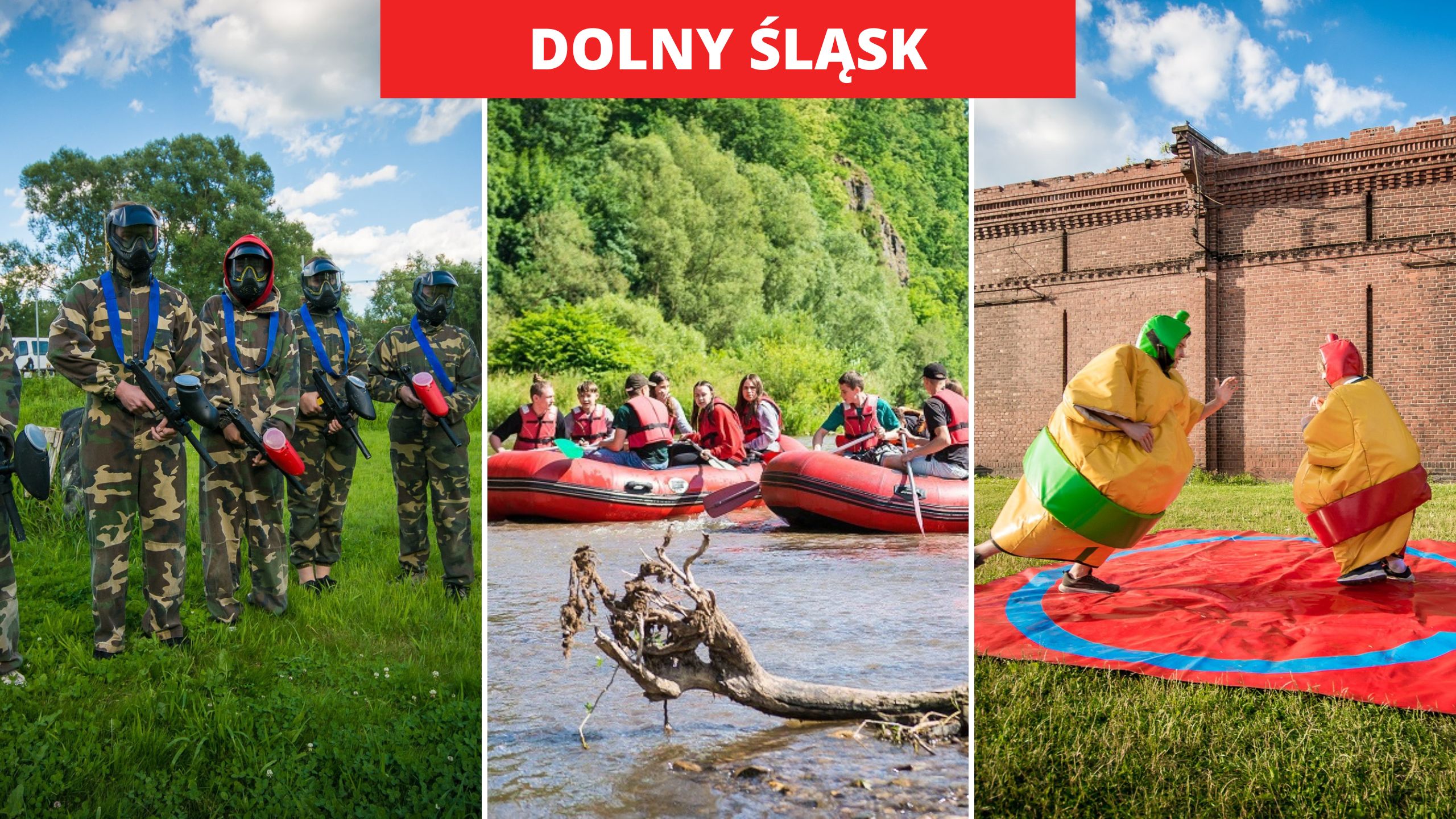 spływy pontonowe, paintball, Folwark Szyfrów